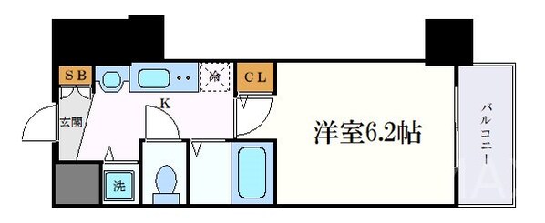 名古屋駅 徒歩5分 10階の物件間取画像